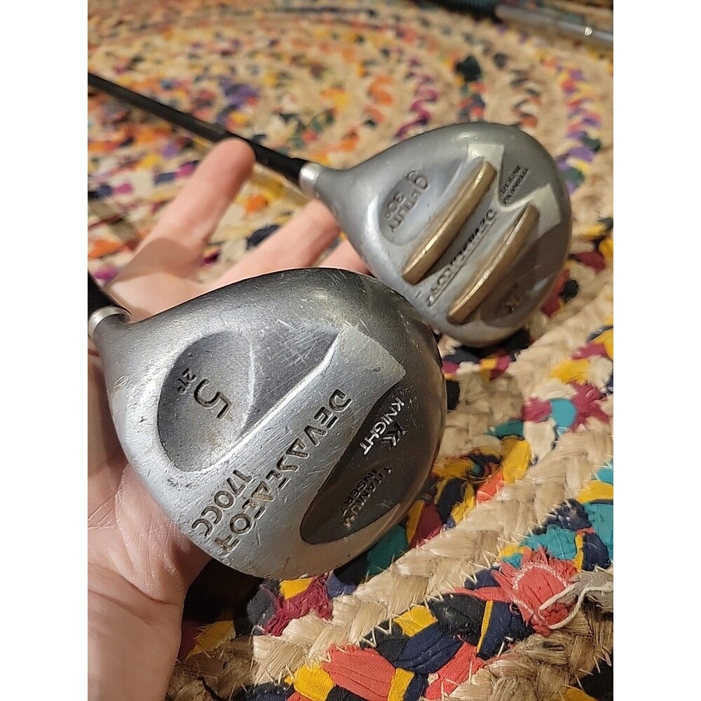 Knight Devastator Wood Set, Driver, 3  9 Titanium Insert 170CC  Vtg Medium Flex
